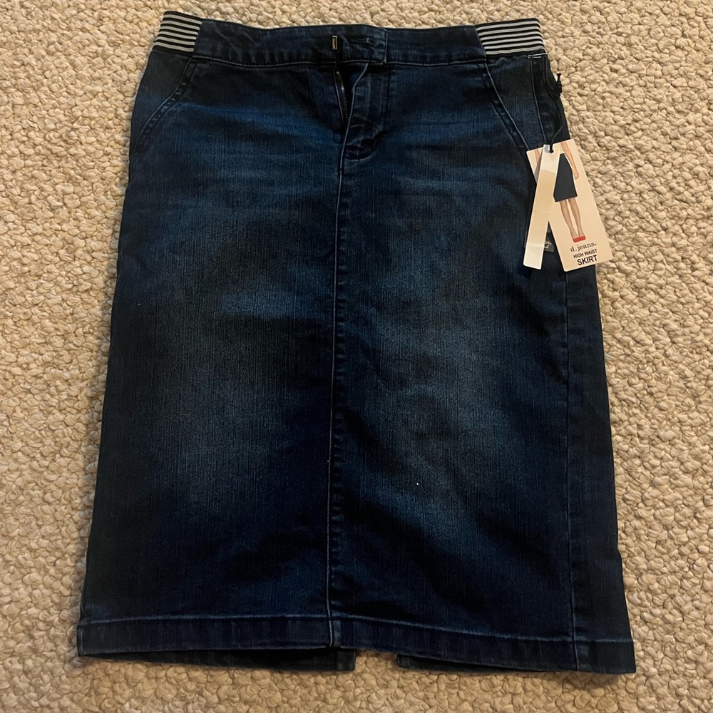 Vintage! Jean pencil skirt!